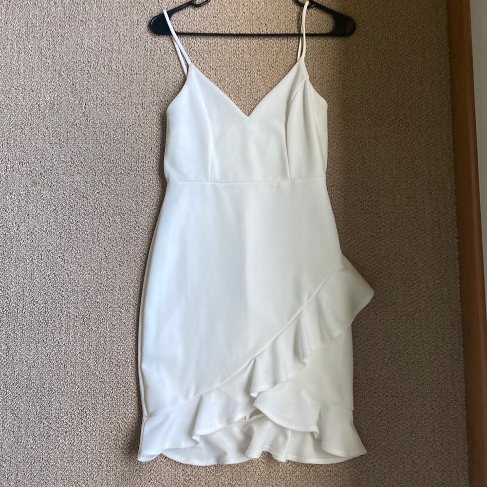 White shirt dress